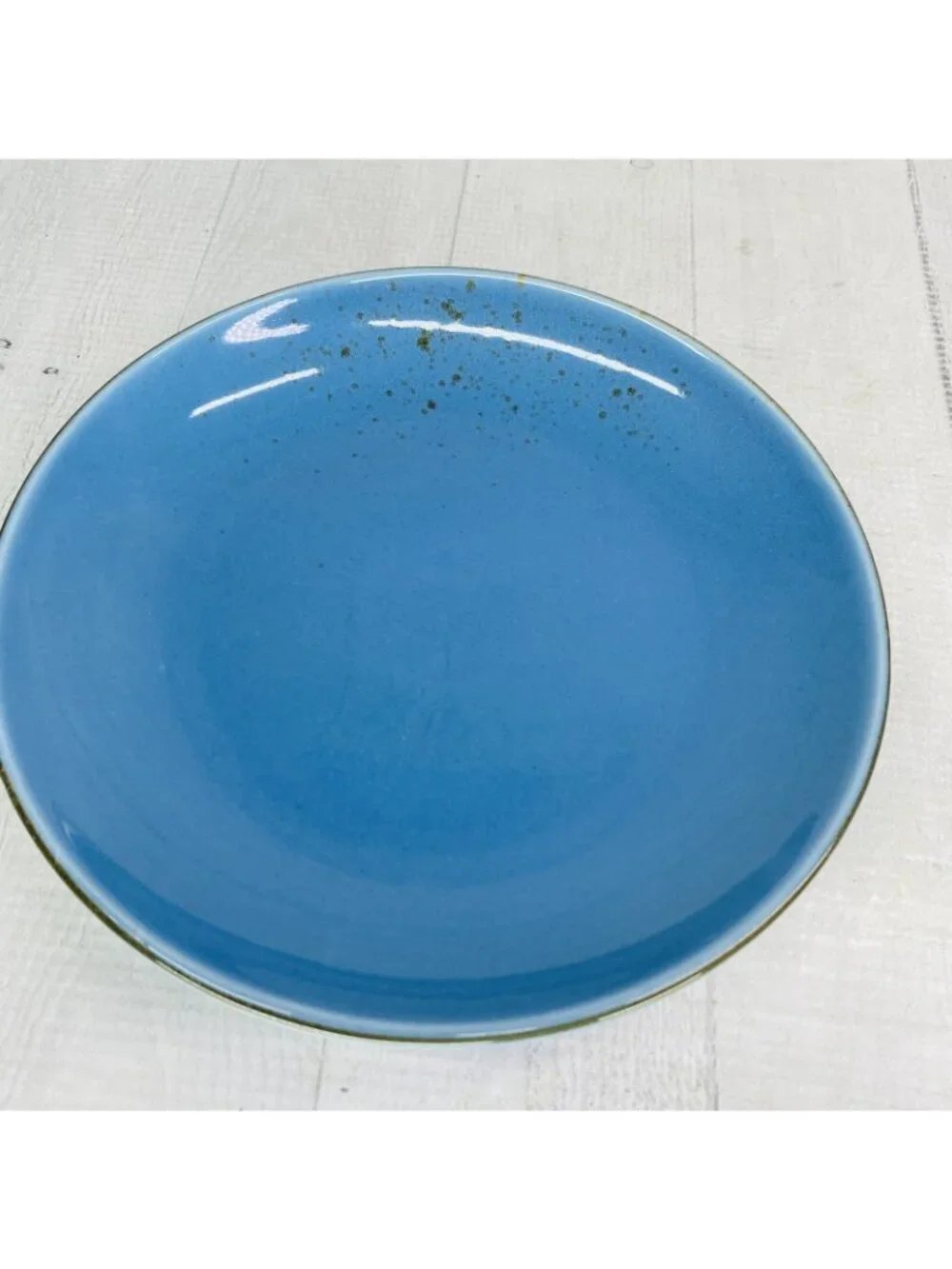 Pier 1 NATURE COLLECTION Medium Blue Splatter Porcelain 8